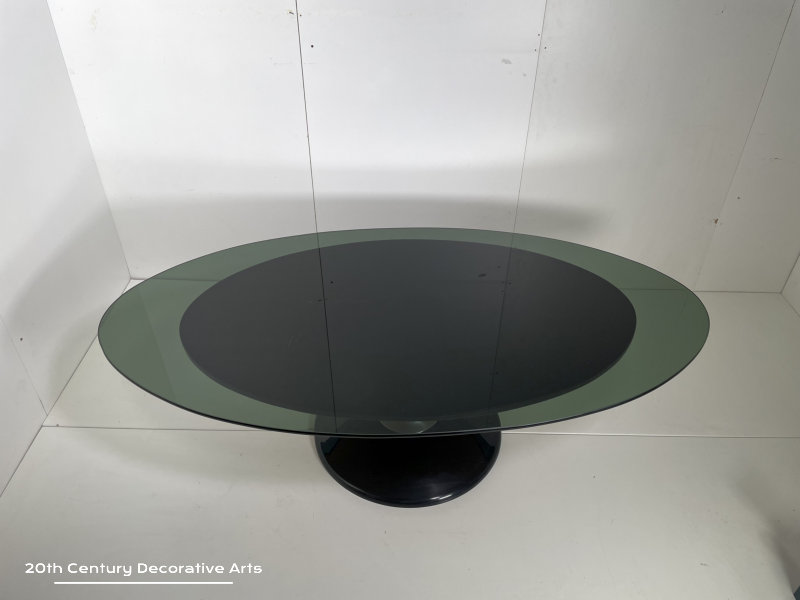     Rare Space Age Chromcraft ‘Marquise’ Oval Tulip Coffee Table c1970’s    
