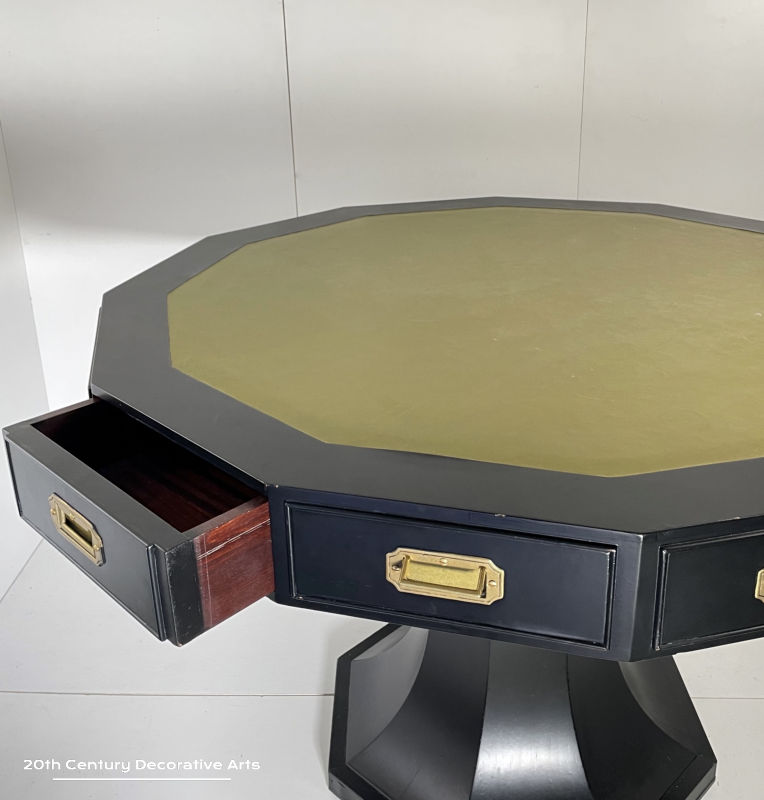  Ebonised Dodecagon Top Centre Table 