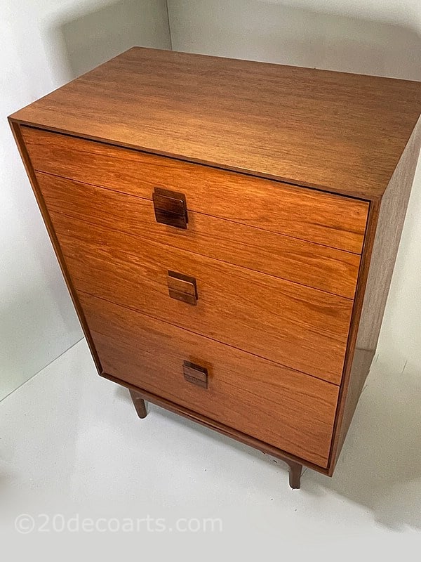 Ib Kofod-Larsen for G plan c1963 Vintage Danish Design Mid Century Chest of Drawers / Tallboy - A lovely example of this classic 6 drawer chest   