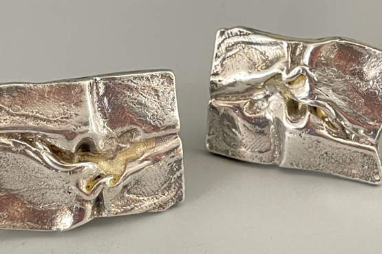 ☑️ bjorn weckstrom Lapponia silver cufflinks