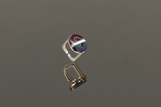 ☑️ modernist silver ring 1960s