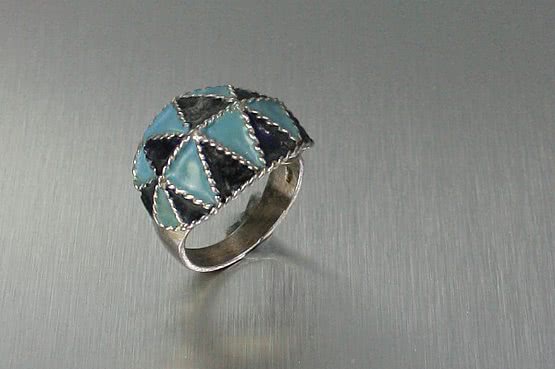 ☑️ 20th Century Decorative Arts |art deco silver ring 