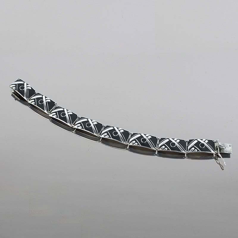  20th Century Decorative Arts |Theodor Fahrner - Art Deco Silver Bracelet