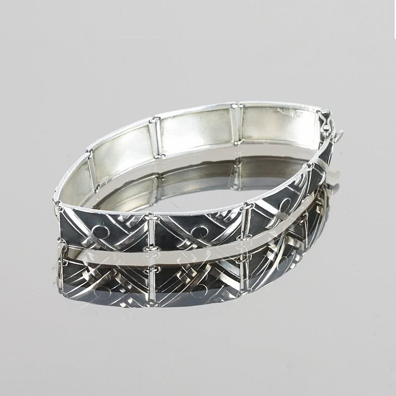 Theodor Fahrner - Art Deco Silver Bracelet