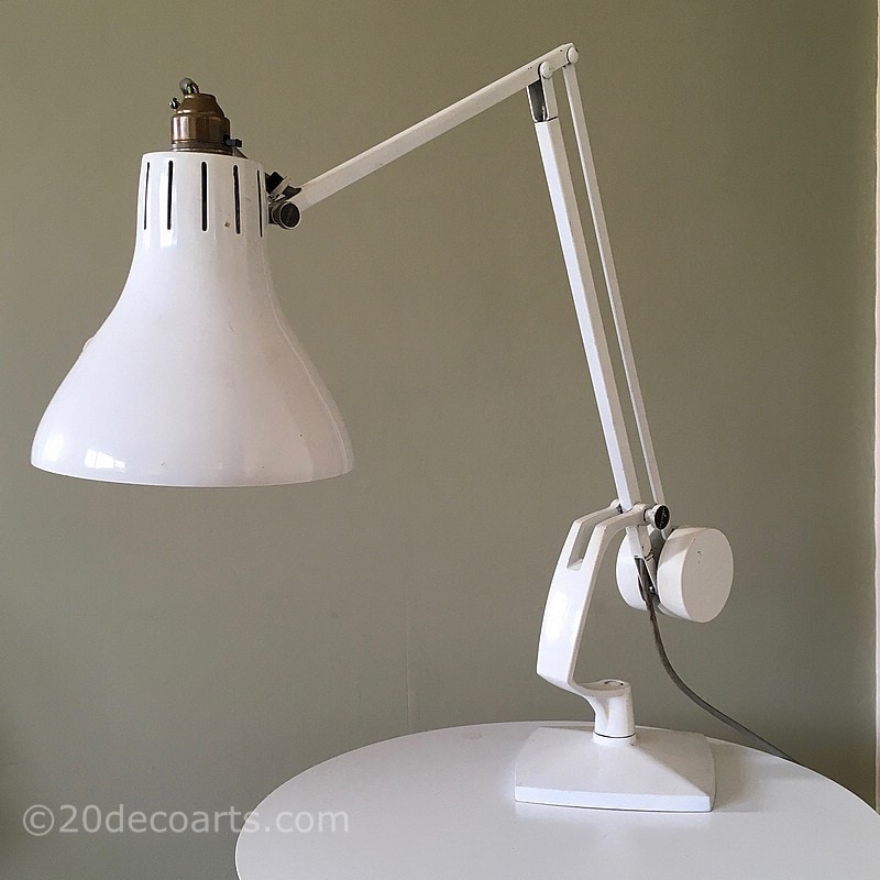  Hadrill & Horstmann ‘Simplus' Counterbalance Desk
              Lamp c1950’s 