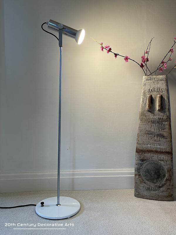 John & Sylvia Reid for Concord Lighting c1960’s, an adjustable floor standing spotlight lamp