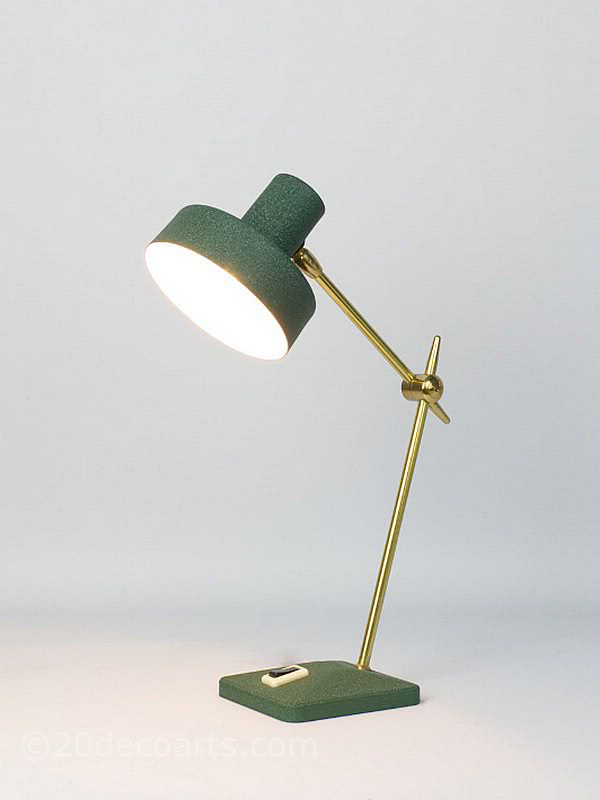  20th Century Decorative Arts |french mid century modern desk lamp