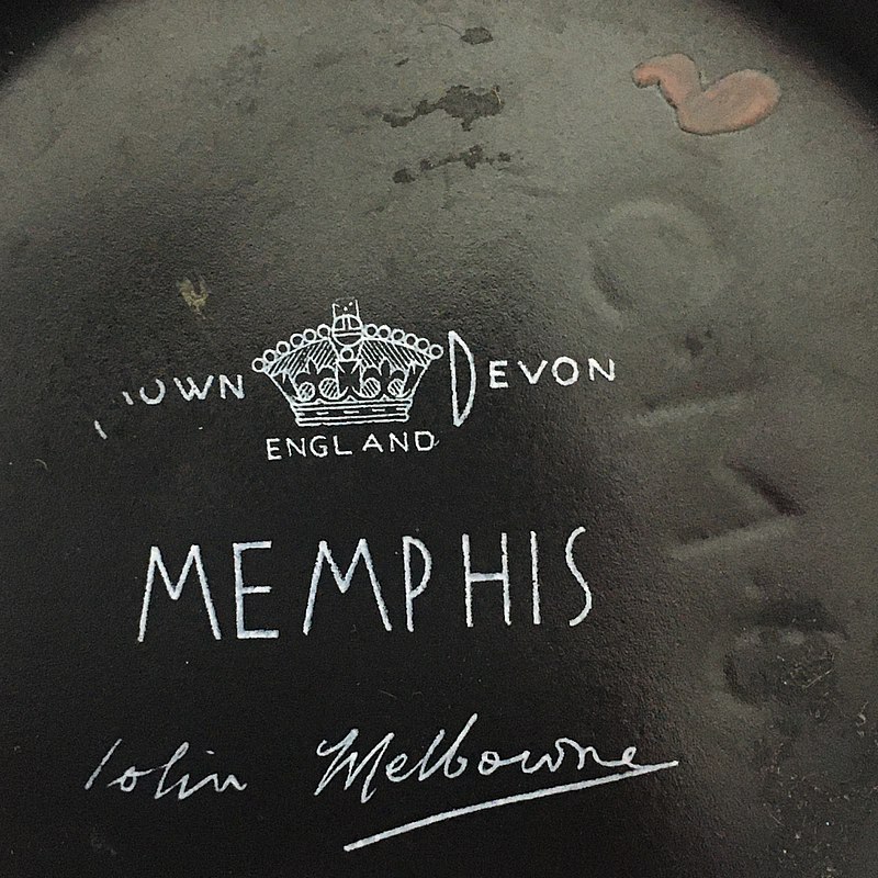   Colin Melbourne (1928-2009) Memphis Vase Designed for Crown Devon c1960   