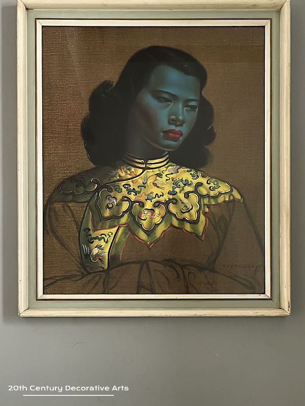   Vladimir Tretchikoff (1913-2006) “Chinese Girl” Framed Print c1960.   
