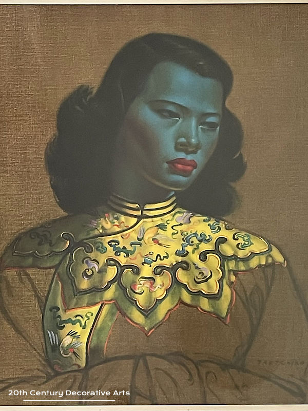  Vladimir Tretchikoff (1913-2006) “Chinese Girl” Framed Print c1960.   