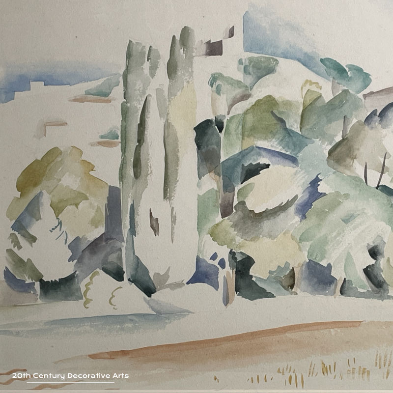     
  Alice Margaret Coats (1905 - 1978) A Watercolour Painting of an Italian Landscape c1937       