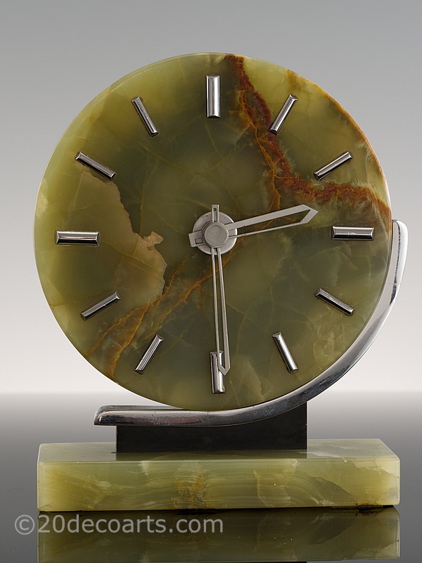 WModernist Art Deco Clock - A very stylish item, Germany circa 1930