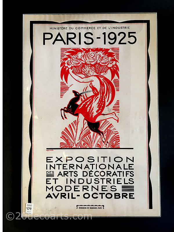  20th Century Decorative Arts |Robert Bonfils - Art Deco Poster 1925 