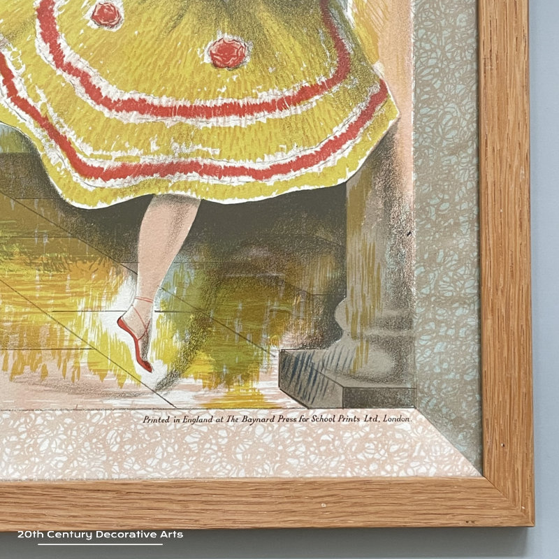  Clarke Hutton (1898 – 1984) for School Prints “Harlequinade”, 1946   