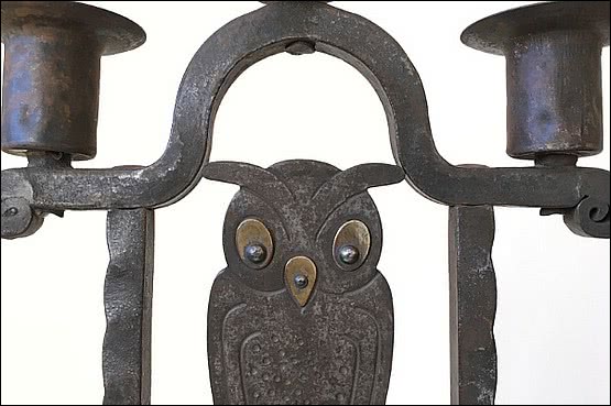 ☑️ 20th Century Decorative Arts |hugo berger goberg owl candlestick
