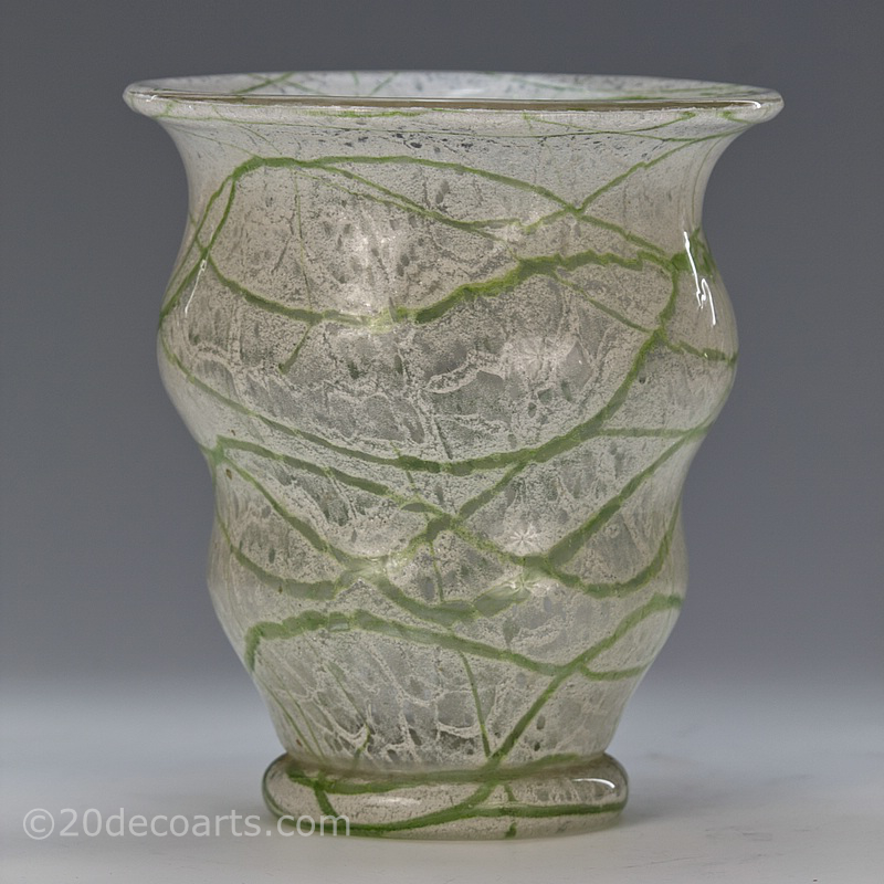 Loetz Schaumglas Schaum glass Art Deco vase0