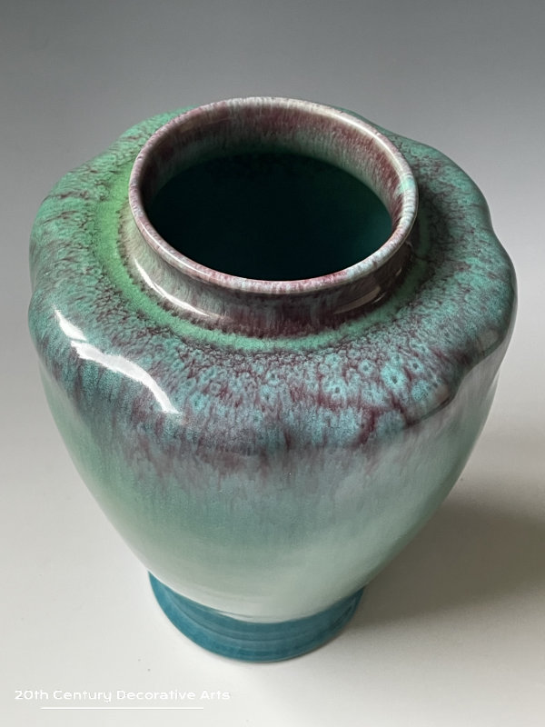  Pilkington’s Royal Lancastrian Shouldered Vase Model Number 2090 c1905   