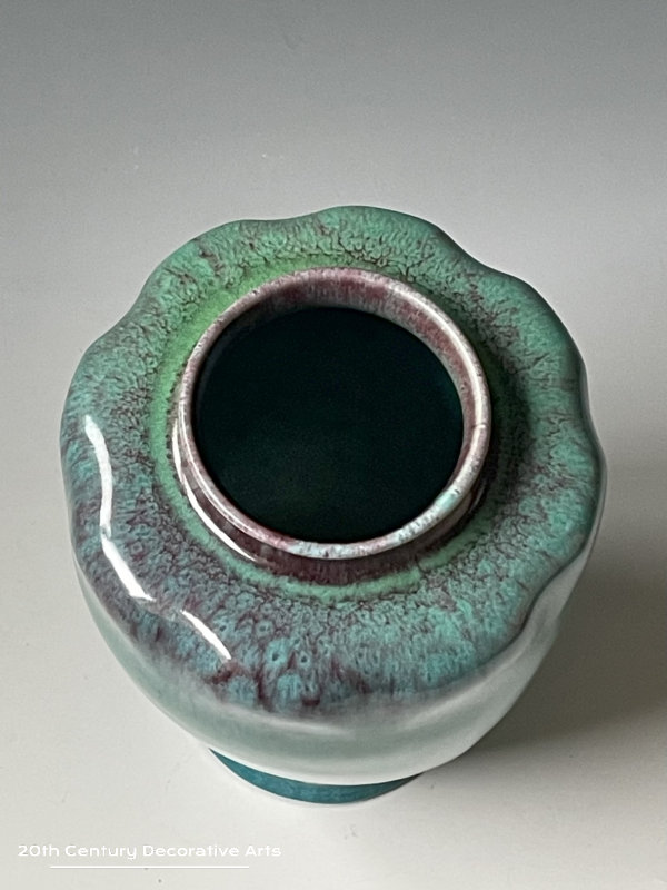   Pilkington’s Royal Lancastrian Shouldered Vase Model Number 2090 c1905     