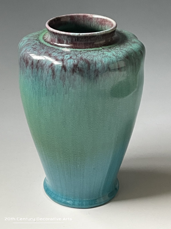    Pilkington’s Royal Lancastrian Shouldered Vase Model Number 2090 c1905     