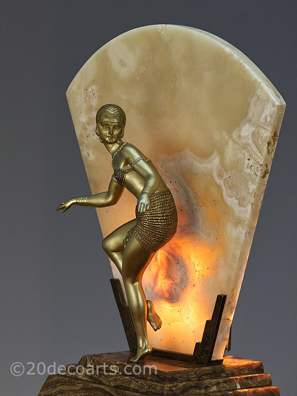 Demétre Chiparus bronze sculpture dancer France circa 1925