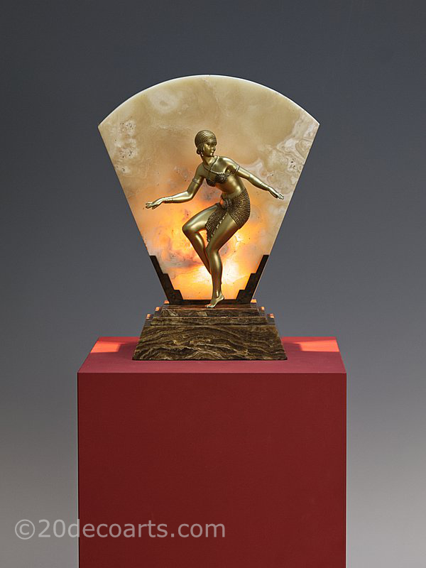 Demétre Chiparus bronze sculpture dancer France circa 1925