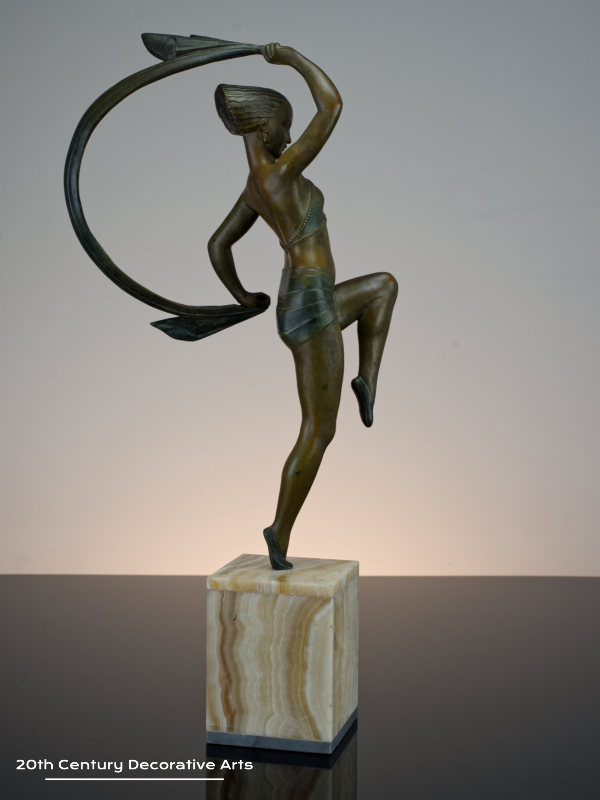   Orignal Art Deco Spelter Figure for sale 