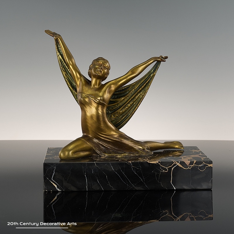  P Sega - An Art Deco French bronze sculpture, France circa 1925 