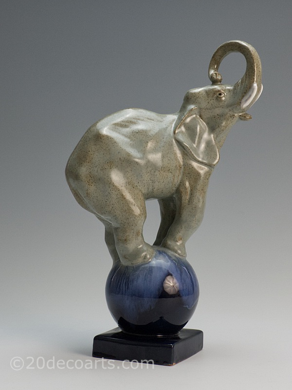  art deco elephant sculpture