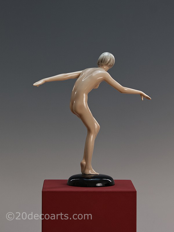  Goldscheider figurine Lorenzl Art Deco 