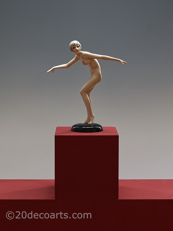 Goldscheider figurine  Lorenzl Art Deco   -