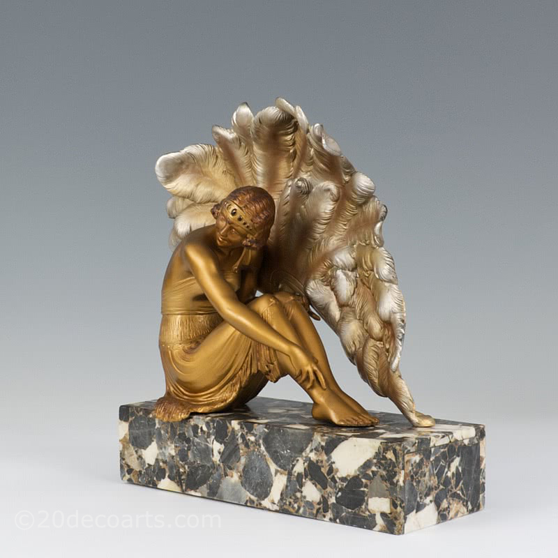  20th Century Decorative Arts | art deco spelter 1930s figurine for sale