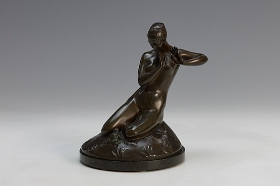 ☑️antique art deco bronze sculpture for sale 