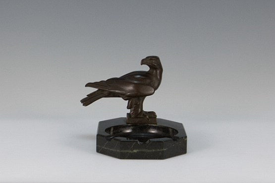 ☑️art deco ashtray bronze eagle 