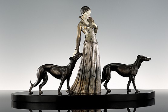 ☑️ Chiparus art deco statues for sale