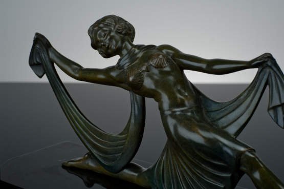 ☑️Lormier french art deco bronze sculpture