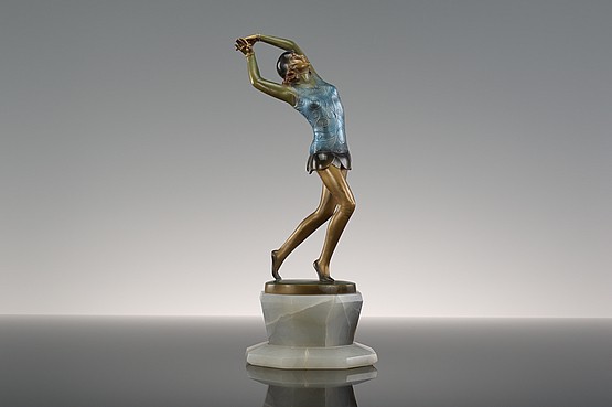 ☑️josef Lorenzl art deco bronze statues for sale 