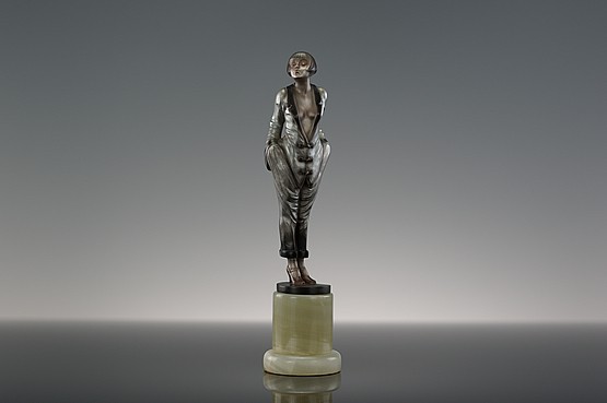 ☑️Josef Lorenzl art deco bronze figures for sale 