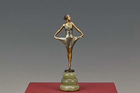 ☑️  art deco bronze Josef Lorenzl statue for sale 