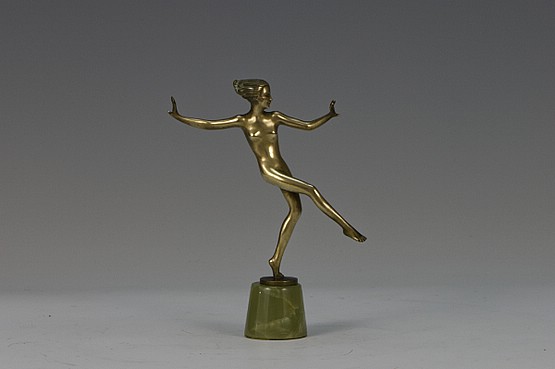 ☑️Josef Lorenzl art deco dancing lady figurine 