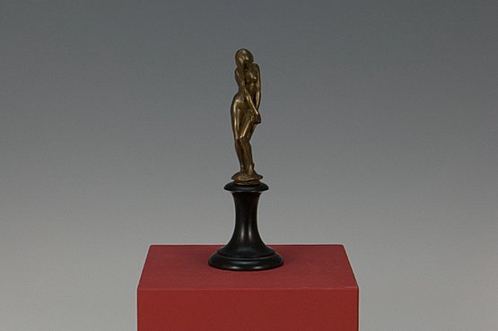 ☑️ maurice bouval art nouveau bronze figure