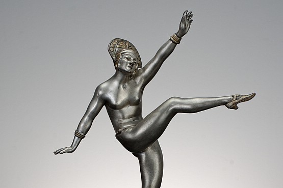 ☑️ morante french art deco bronze sculpture