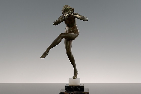☑️pierre le faguays genuine art deco bronze for sale
