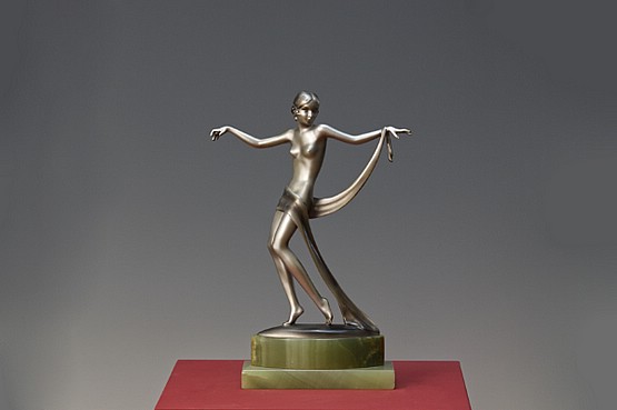 ☑️  Josef Lorenzl art deco bronze figure 