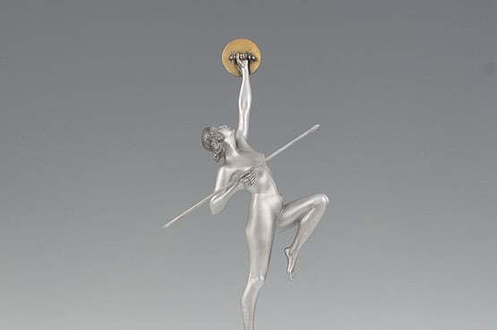 ☑️ Henri Fugere genuine Art Deco Bronze Figurine For Sale