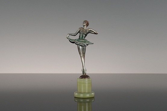 ☑️  Josef lorenzl art deco bronze ballerina figurine
