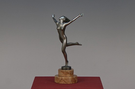 ☑️ art deco bronze by josef lorenzl figurine