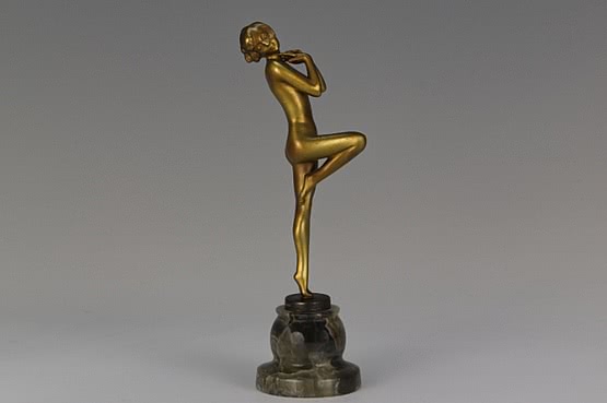 ☑️ Josef Lorenzl art deco bronze figurine