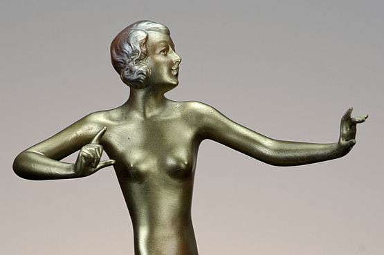 ☑️ Josef Lorenzl art deco bronze dancer figurine for sale
