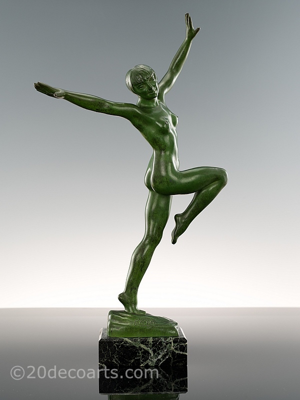  french art deco bronze sculptures for sale