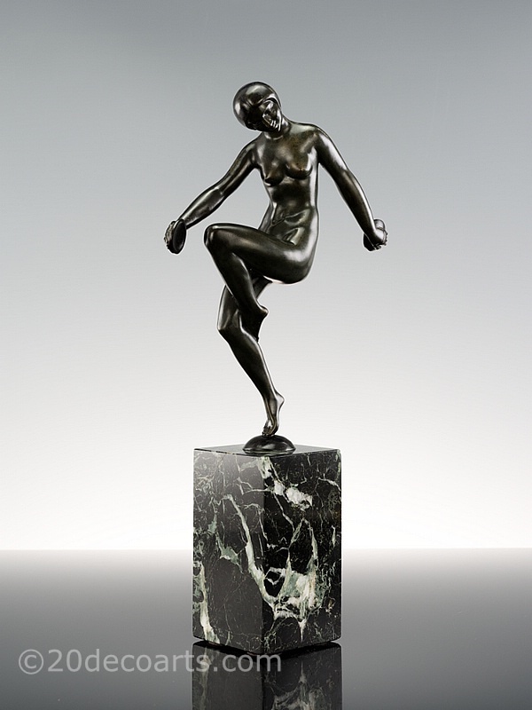  french art deco bronze sculptures for sale